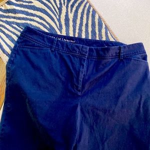 Talbots navy shorts